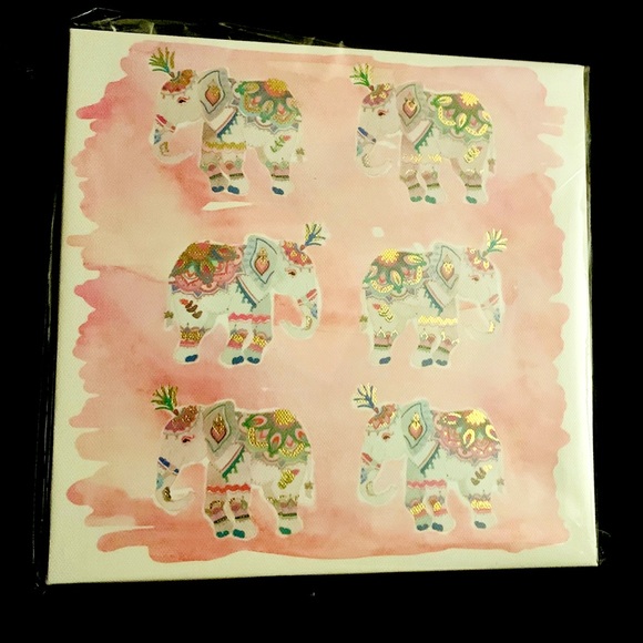 ELEPHANT CANVAS ART NWT - Picture 3 of 5